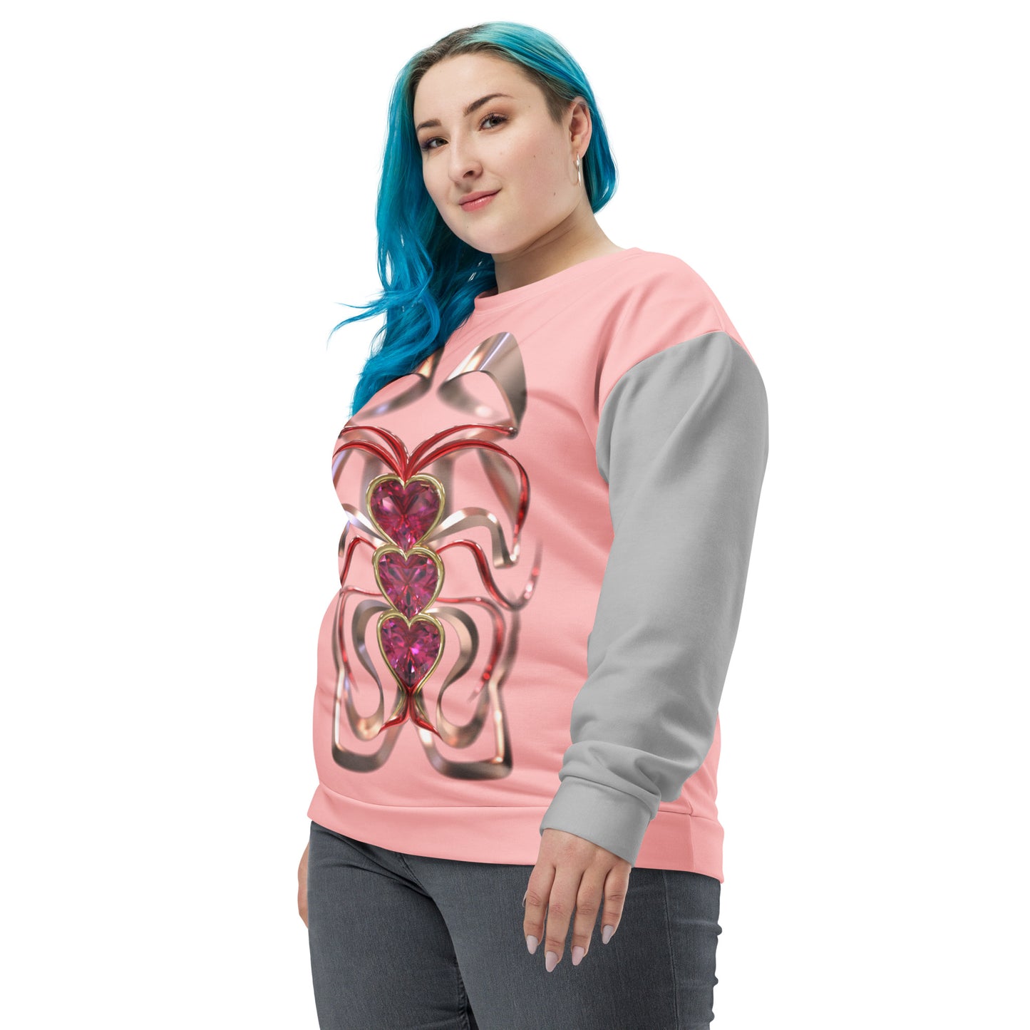 Unisex Sweatshirt - Hearts