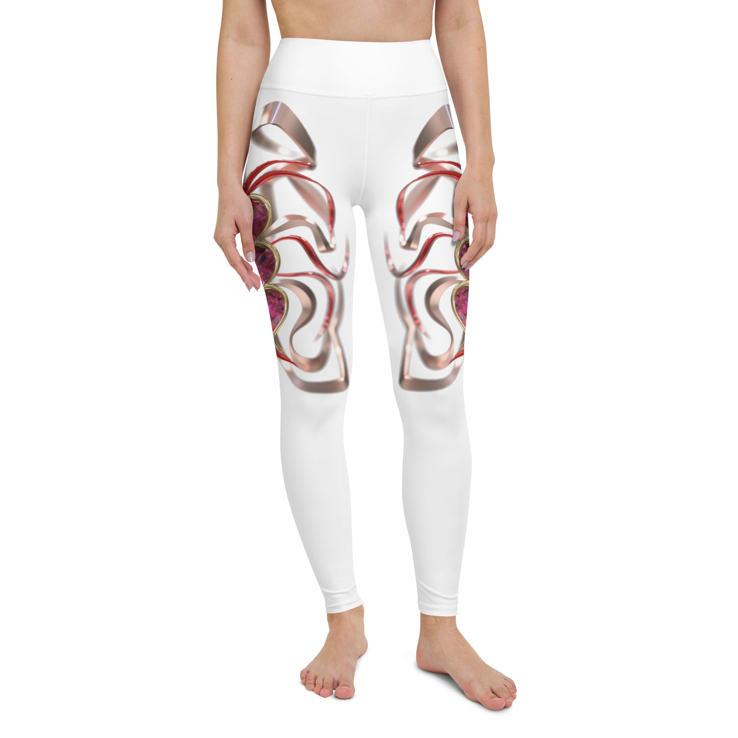 Yoga Leggings - Hearts