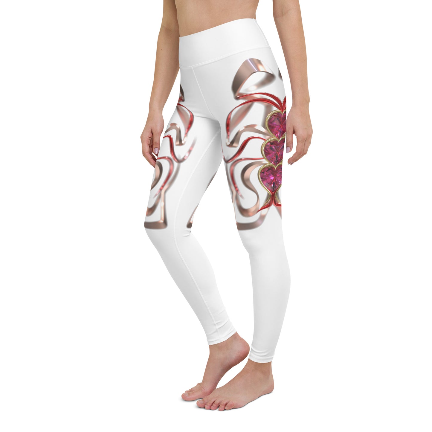 Yoga Leggings - Hearts