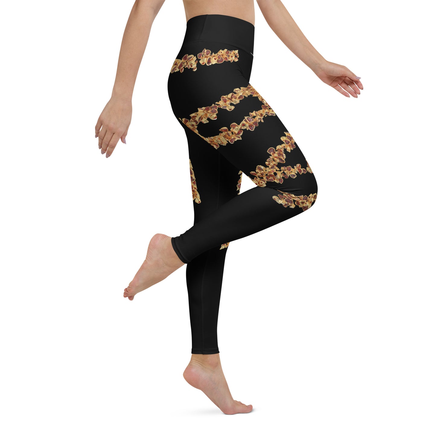 Yoga Leggings (vertical pattern) - LOVE