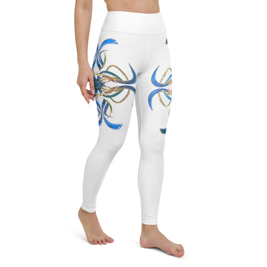 Yoga Leggings - Swiss Blue