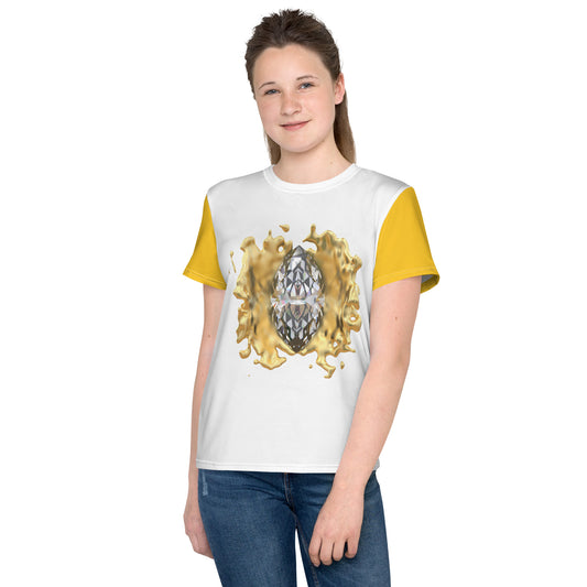 Youth crew neck t-shirt - GEM Splash