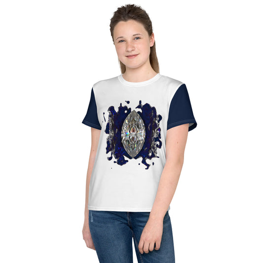 Youth crew neck t-shirt - GEM Splash