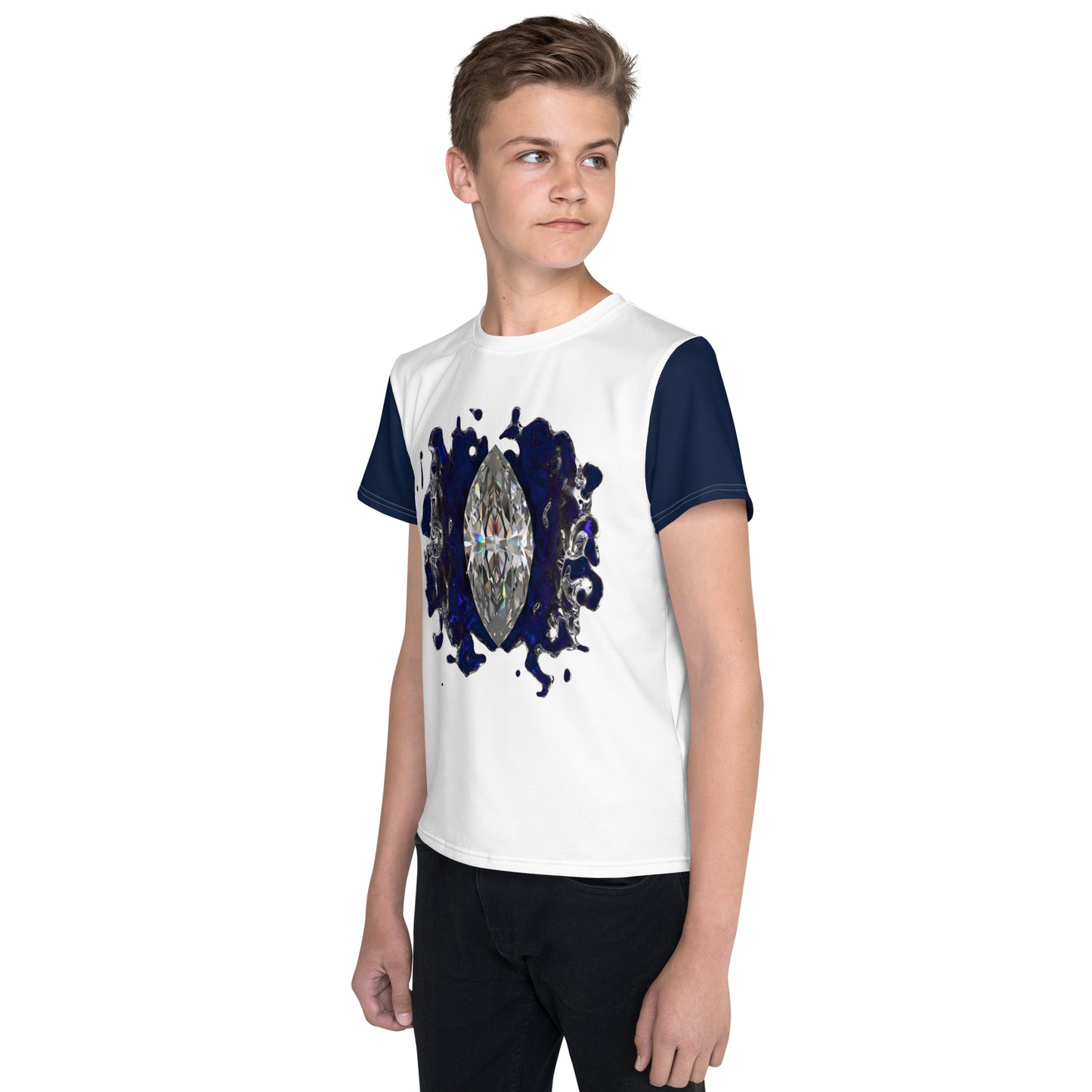 Youth crew neck t-shirt - GEM Splash