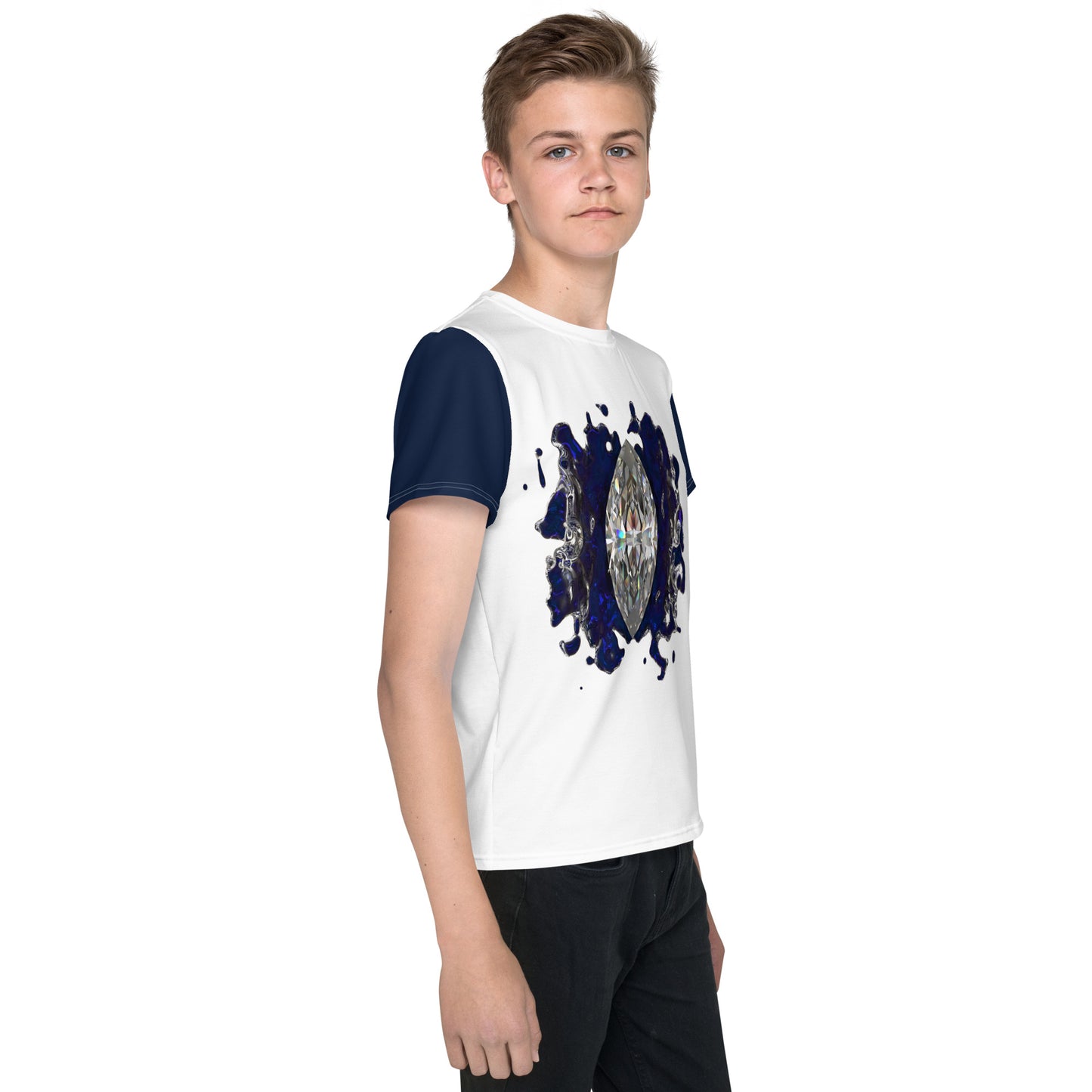 Youth crew neck t-shirt - GEM Splash