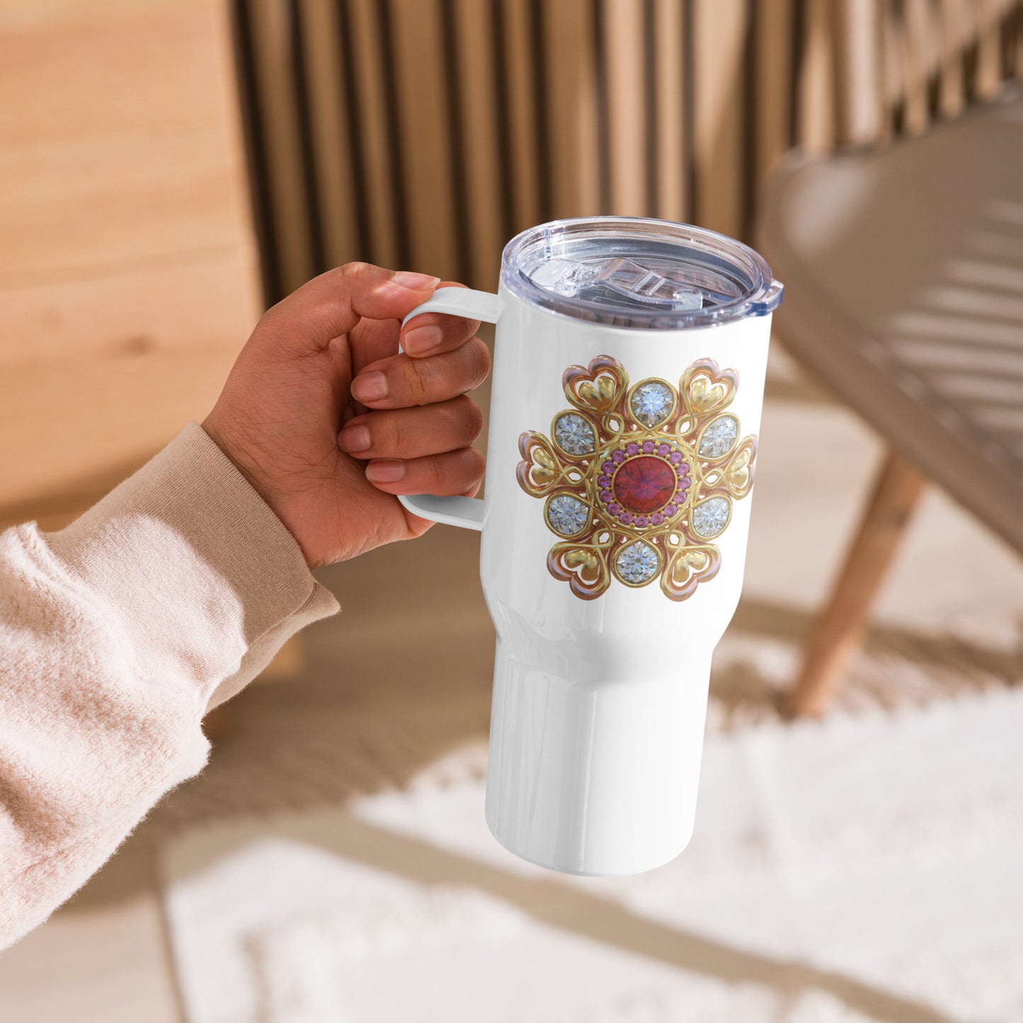 Travel mug with a handle - Jewelry